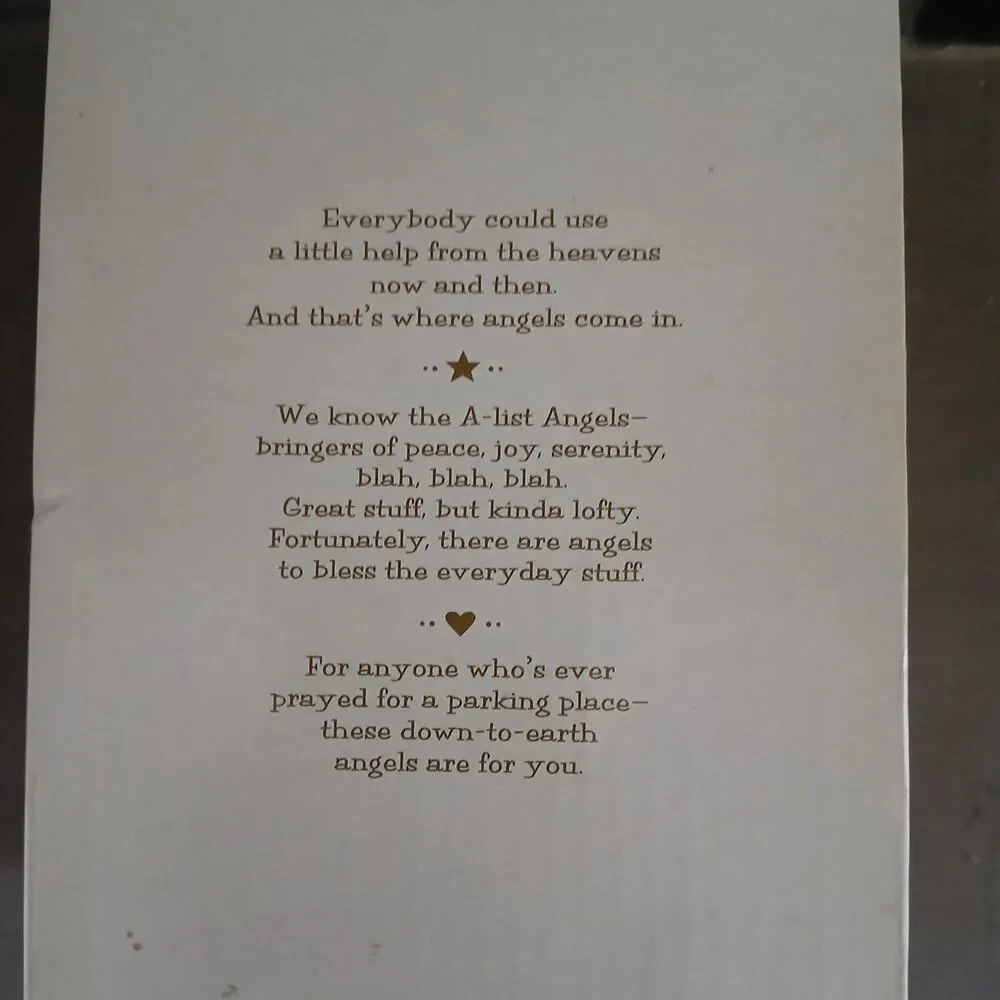 Down to Earth Angel Hallmark Figurine Angel of Good Cheer NEW Open Box Gift Idea - Picture 10 of 12